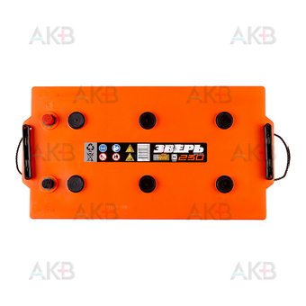 Автомобильный аккумулятор Аккумулятор Зверь 230 Ач 1650A обр. пол. (518х274х237) ZV-3-R-K. Фото 1