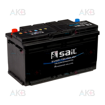 Автомобильный аккумулятор SAIL 100 Ач 760A обр. пол. (353x175x190) 60044. Фото 3